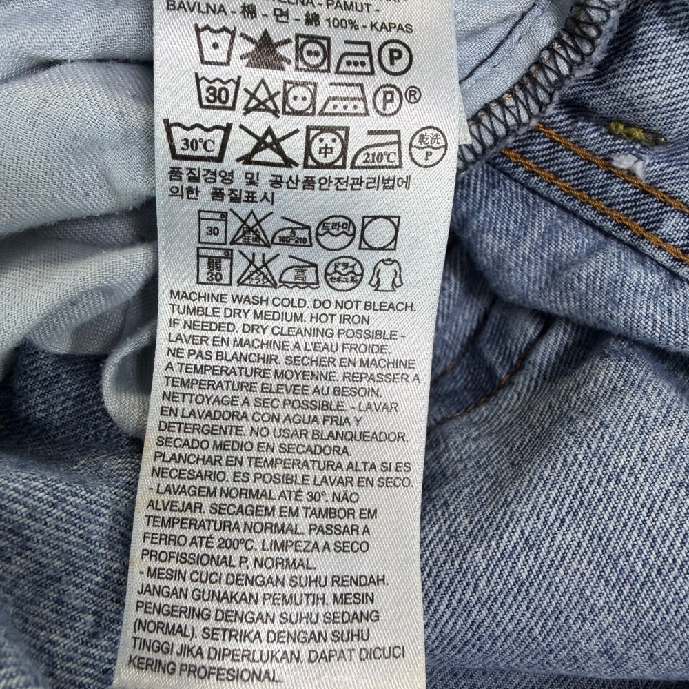 Levis 550 Relaxed Fit Mens Blue Denim Jeans 30x30 Medium Wash 00550-4891 - Picture 7 of 12